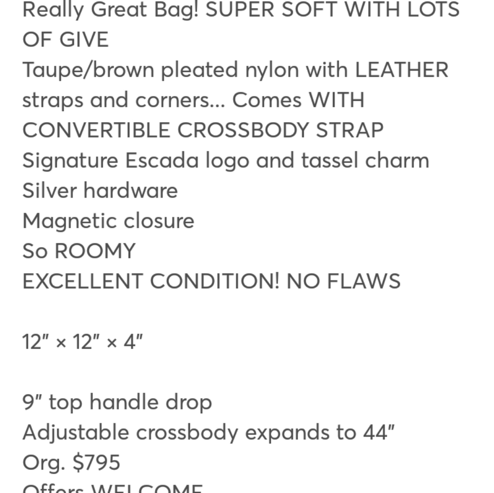 Escada nylon sport crossbag - Picture 11 of 11